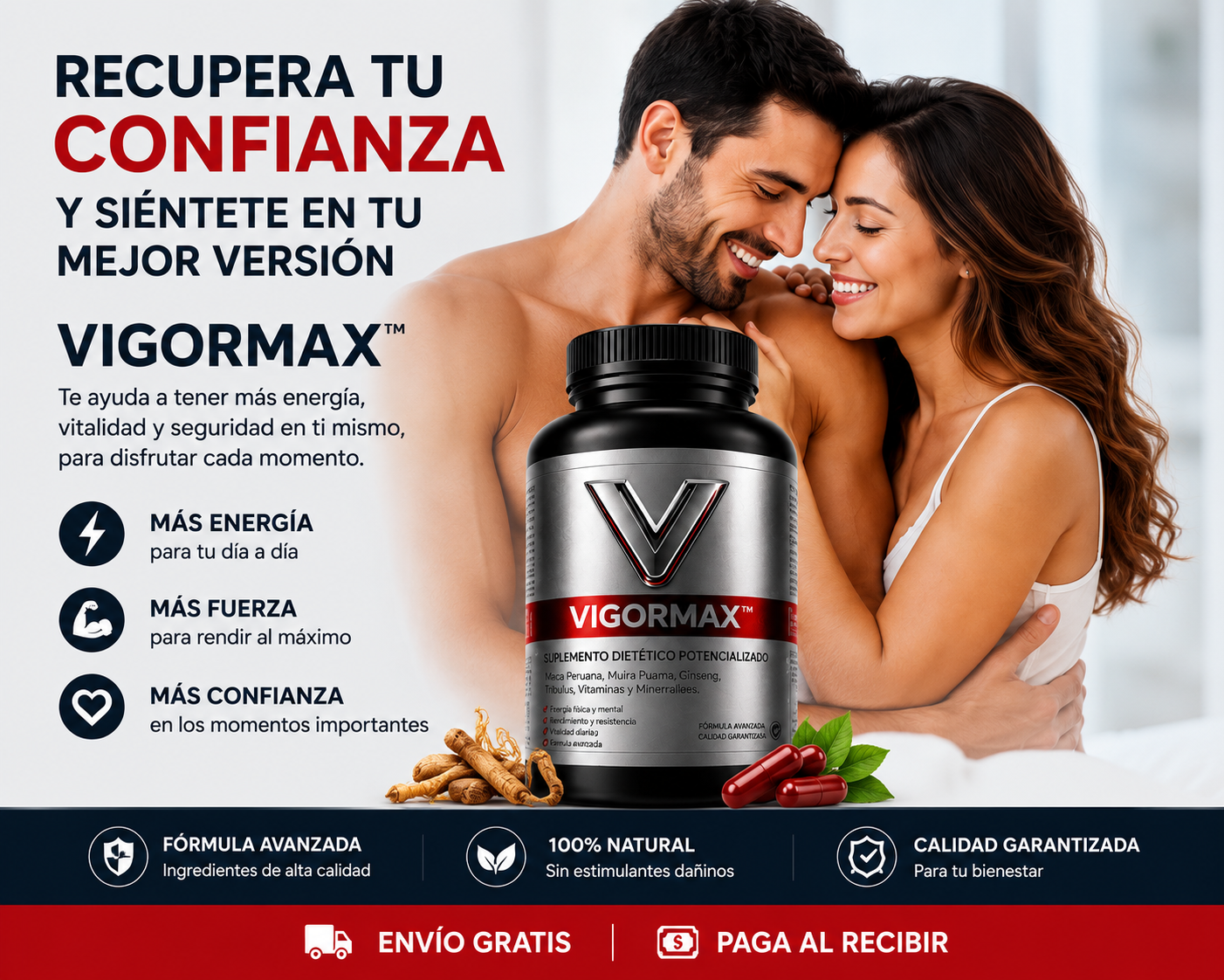 🔥 VIGOR MAX – Energía, Vitalidad y Rendimiento Masculino