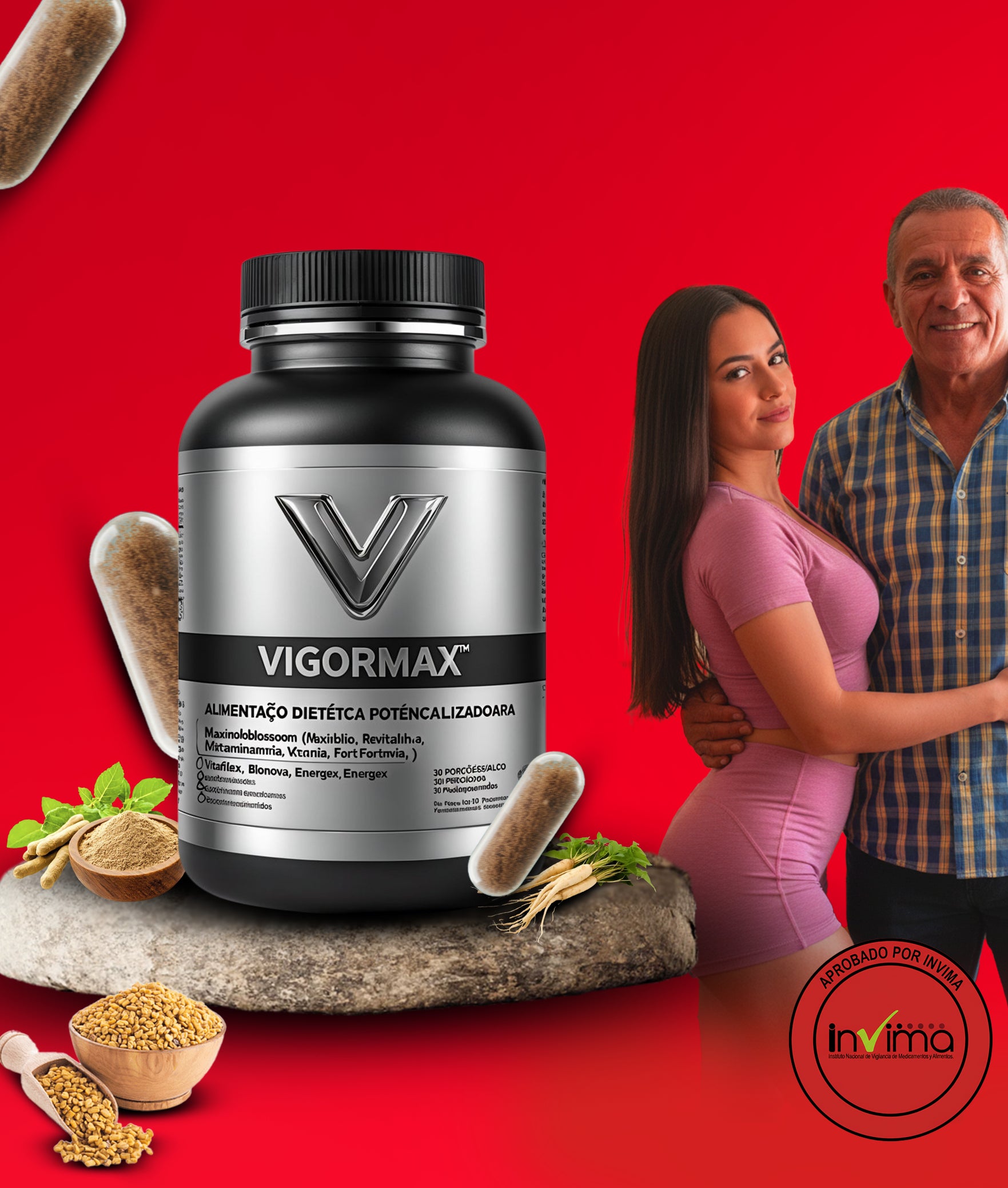 🔥 VIGOR MAX – Energía, Vitalidad y Rendimiento Masculino