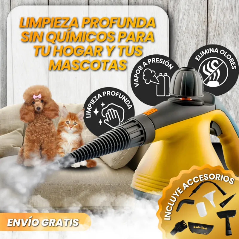 [PROMO] Máquina de Limpieza a Vapor – Elimina Grasa Difícil Sin Químicos 🔥 4.8  (6 Reseñas)